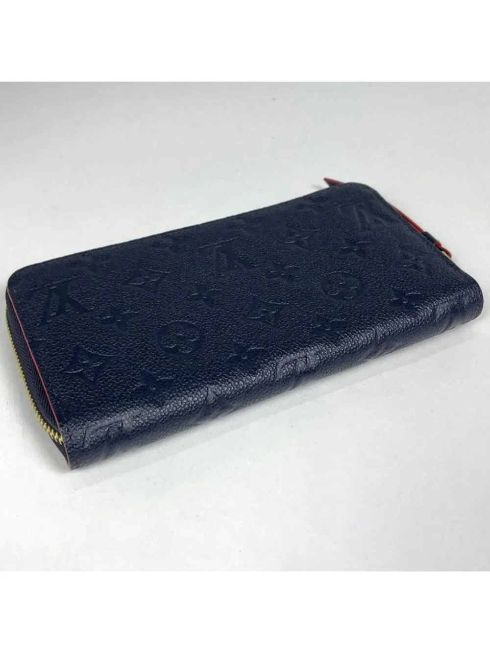 Louis Vuitton Zippy Wallet Round Zip Monogram Empreinte Marine